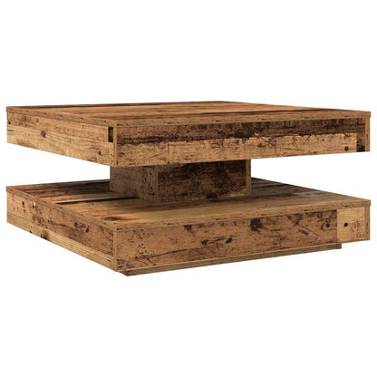 Salontafel 360 Graden Draaibaar 70X70X34,5 Cm Kleurig 70 x 70 x 34.5 cm