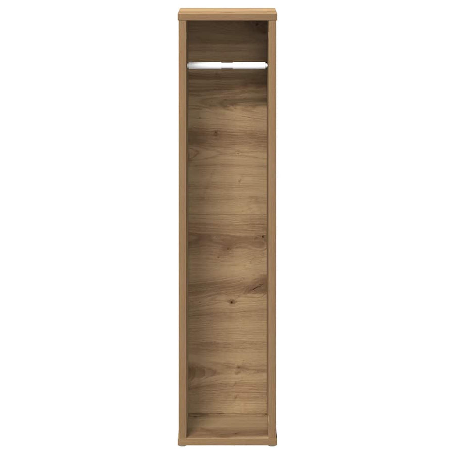 Badkamerkast met rolhouder Artisan Oak 20,5x20x90 cm