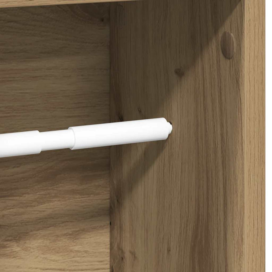 Badkamerkast met rolhouder Artisan Oak 20,5x20x90 cm
