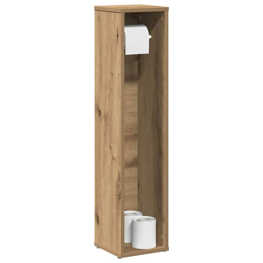 Badkamerkast met rolhouder Artisan Oak 20,5x20x90 cm