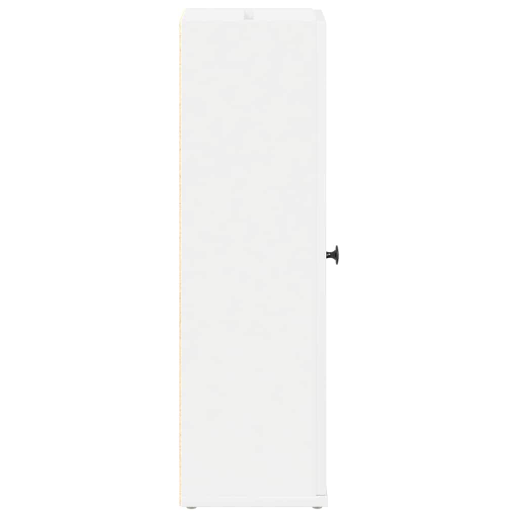 Badkamerkast Met Rolhouder 20,5X22X72 Cm Wit