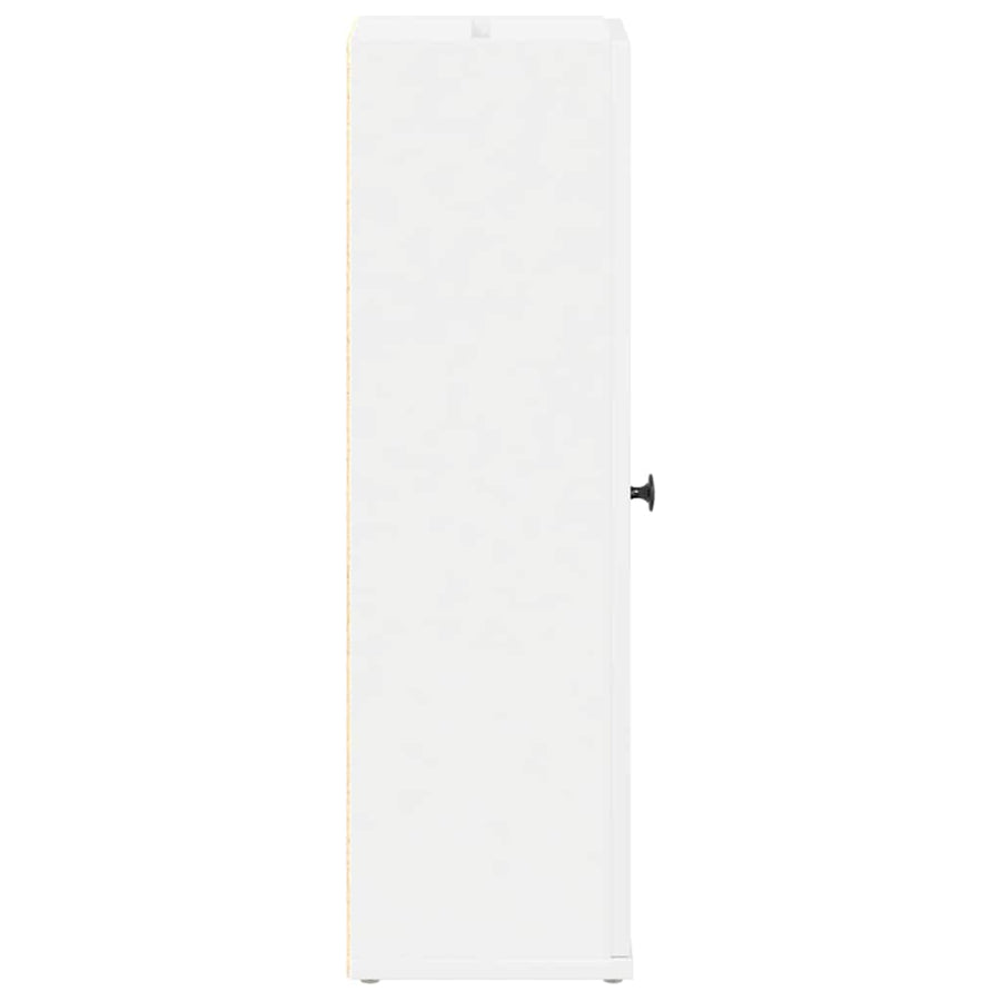 Badkamerkast Met Rolhouder 20,5X22X72 Cm Wit