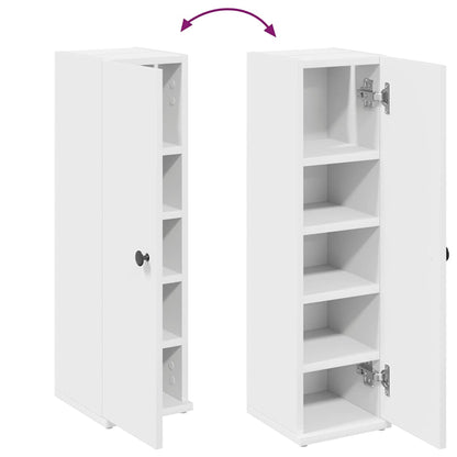 Badkamerkast Met Rolhouder 20,5X22X72 Cm Wit