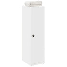 Badkamerkast met rolhouder 20,5x22x72 cm wit