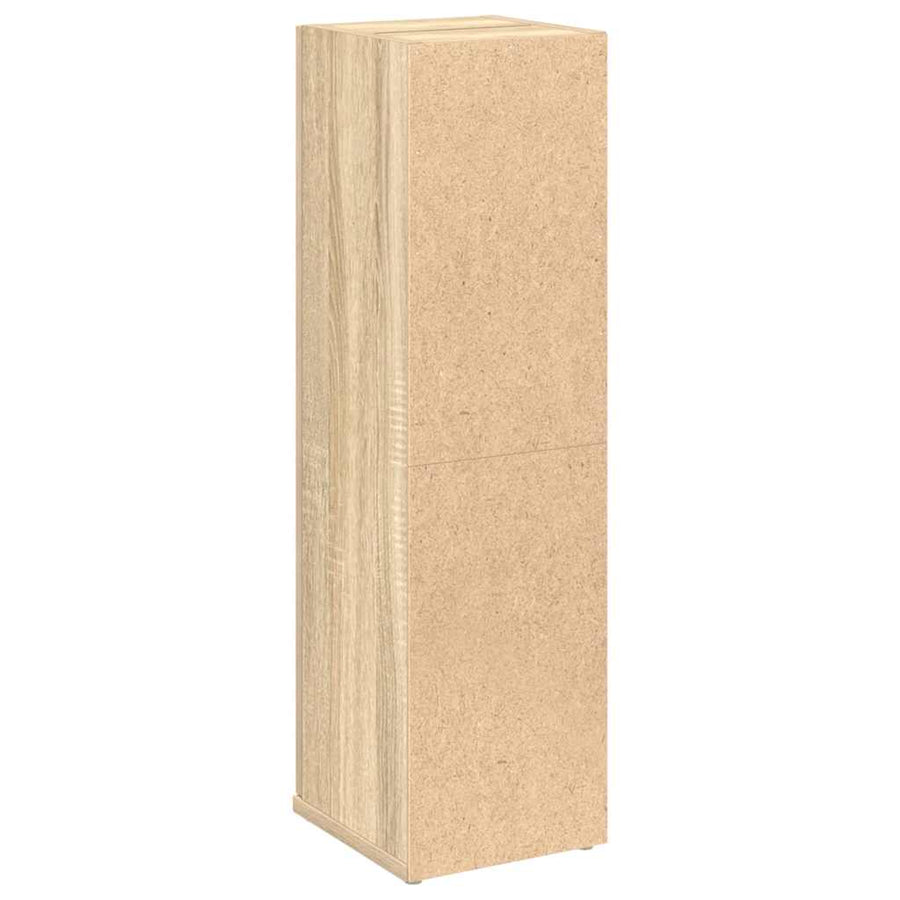 Badkamerkast met rolhouder 20,5x22x72 cm sonoma eikenkleurig