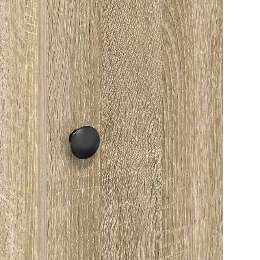 Badkamerkast met rolhouder 20,5x22x72 cm sonoma eikenkleurig