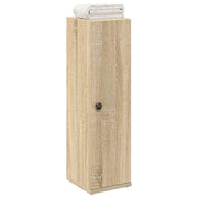 Badkamerkast met rolhouder 20,5x22x72 cm sonoma eiken