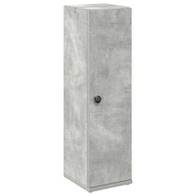 Badkamerkast met rolhouder 20,5x22x72 cm betongrijs