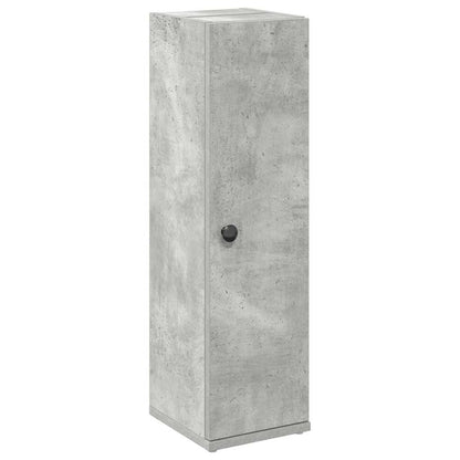 Badkamerkast met rolhouder 20,5x22x72 cm betongrijs