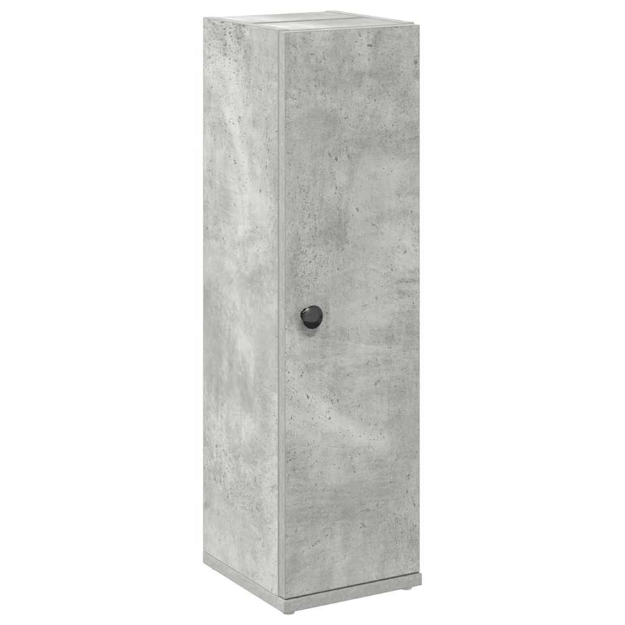 Badkamerkast met rolhouder 20,5x22x72 cm betongrijs