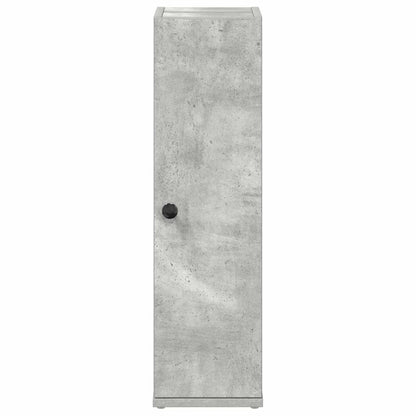 Badkamerkast met rolhouder 20,5x22x72 cm betongrijs