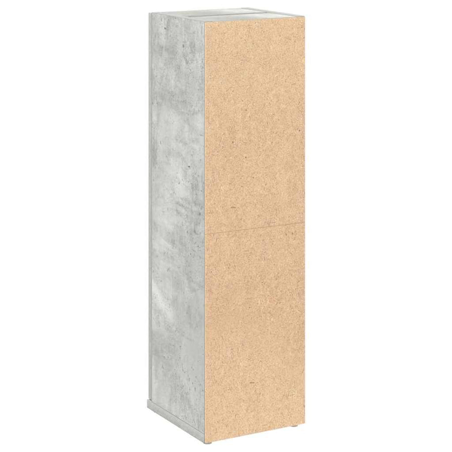 Badkamerkast met rolhouder 20,5x22x72 cm betongrijs