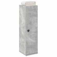 Badkamerkast met rolhouder 20,5x22x72 cm betongrijs
