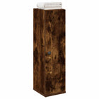 Bathroom cabinet with toilet roll holder 20.5x22x72 cm smoked oak finish
