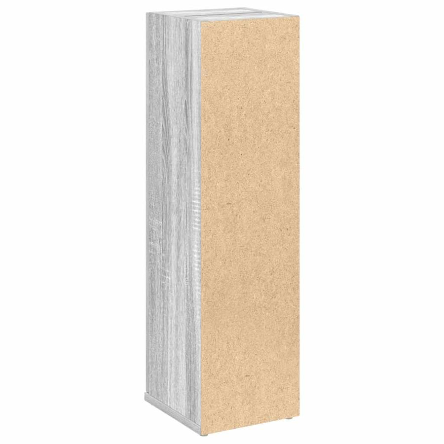 Badkamerkast met rolhouder 20,5x22x72 cm grijs sonoma eiken