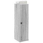 Bathroom cabinet with toilet roll holder 20.5x22x72 cm grey Sonoma oak