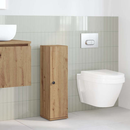 Badkamerkast Met Rolhouder 20,5X22X72 Cm Artisanaal Eikenkleur artisanaal eikenkleurig
