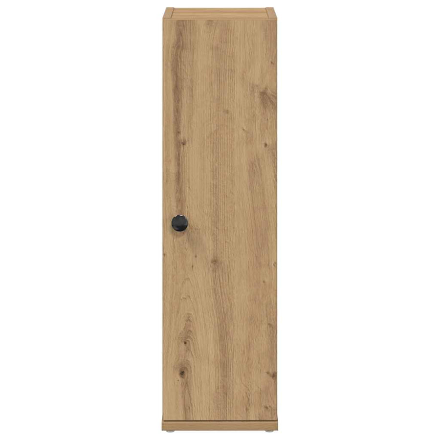 Badkamerkast Met Rolhouder 20,5X22X72 Cm Artisanaal Eikenkleur artisanaal eikenkleurig