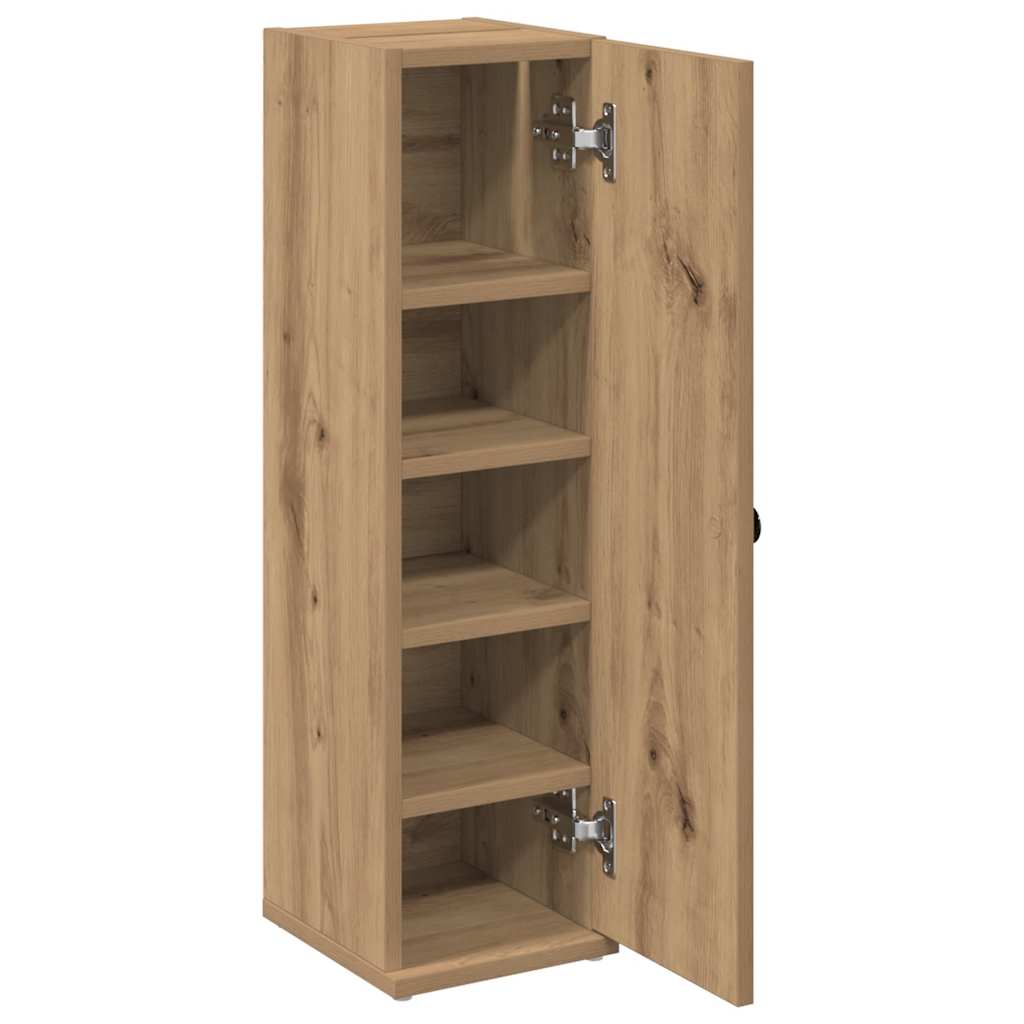 Badkamerkast Met Rolhouder 20,5X22X72 Cm Artisanaal Eikenkleur artisanaal eikenkleurig