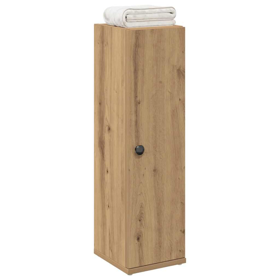 Badkamerkast Met Rolhouder 20,5X22X72 Cm Artisanaal Eikenkleur artisanaal eikenkleurig