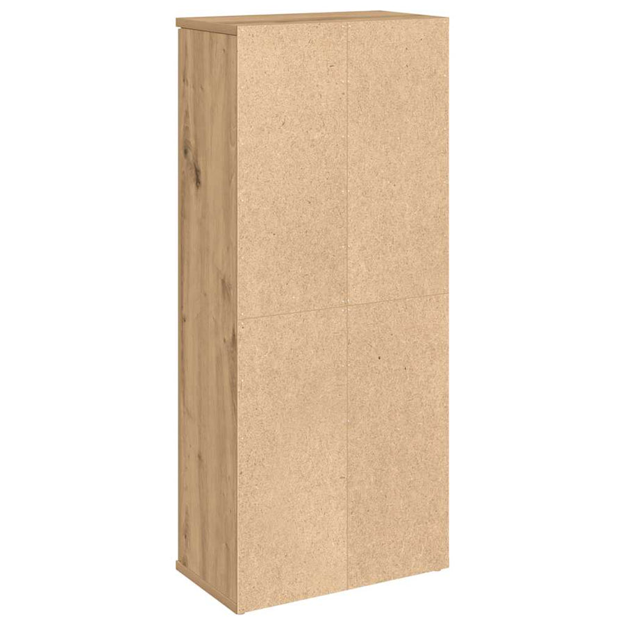 Badkamerkast Met Rolhouder 39X22X90 Cm Artisanaal Eikenkleur artisanaal eikenkleurig