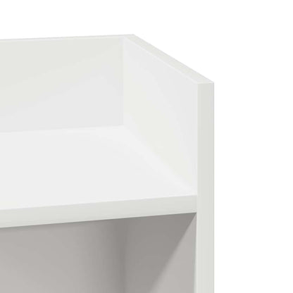 Bijzettafeltje met plank 25,5x27x60 cm zwart