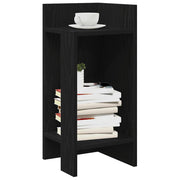 Bijzettafels 2 st 25,5x27x60 cm zwart
