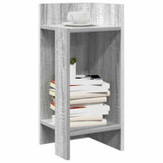 Bijzettafels 2 st 25,5x27x60 cm grijs sonoma eiken