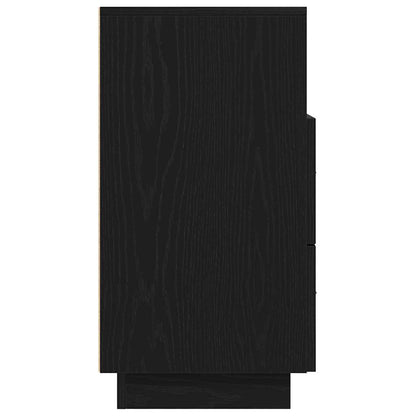 Nachtkastjes 2 st met 2 lades 36x36x68 cm zwart