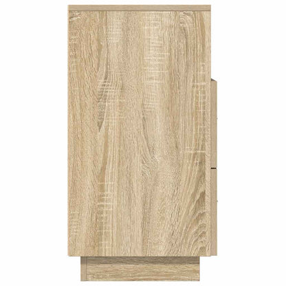 Nachtkastje met 2 lades 36x36x68 cm sonoma eikenkleurig