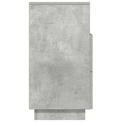 Nachtkastjes 2 st met 2 lades 36x36x68 cm betongrijs