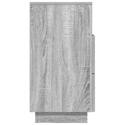 Nachtkastjes 2 st met 2 lades 36x36x68 cm grijs sonoma eiken