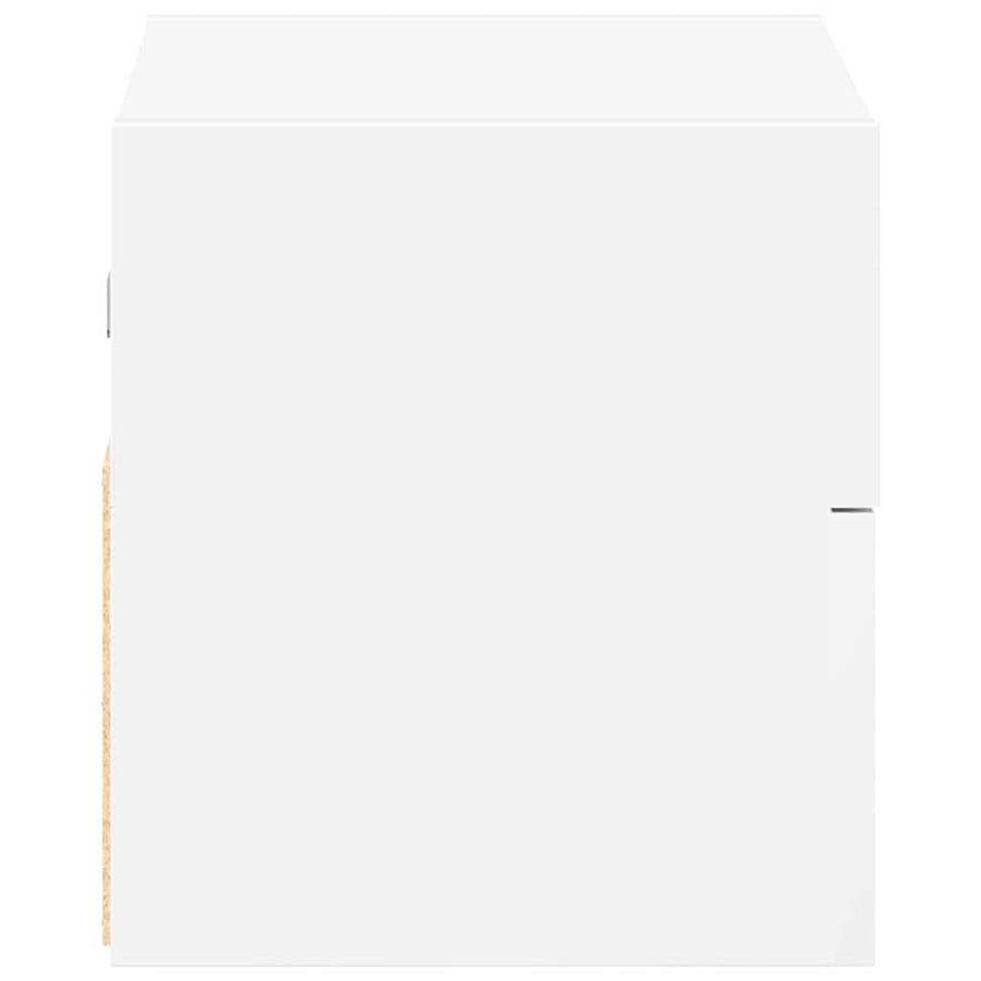 Nachtkastjes 2 st wandgemonteerd 45x26x28,5 cm wit