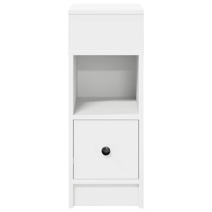 Nachtkastjes Met Lade 25X31X66 Cm Wit
