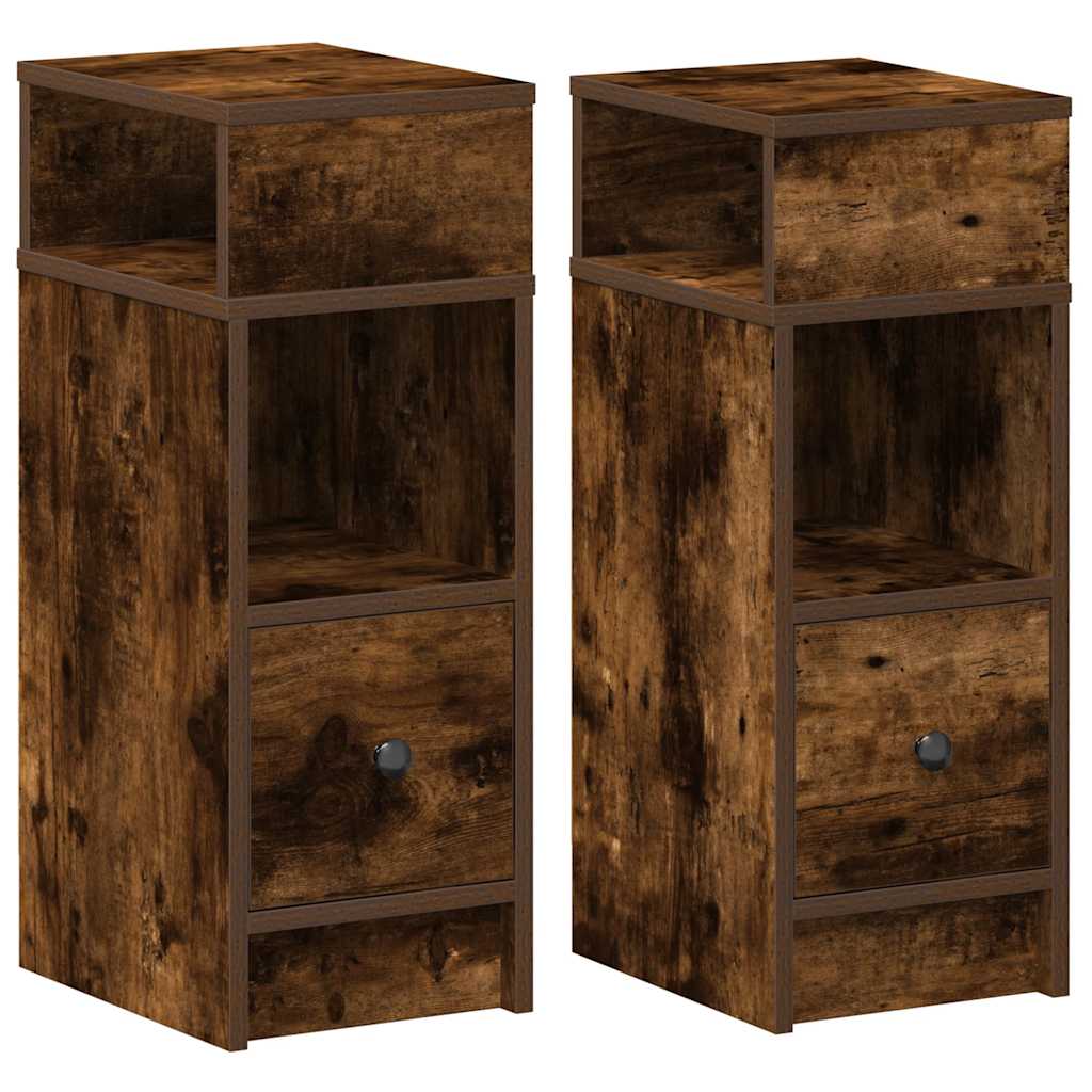 Nachtkastjes Met Lade 25X31X66 Cm Kleurig 2