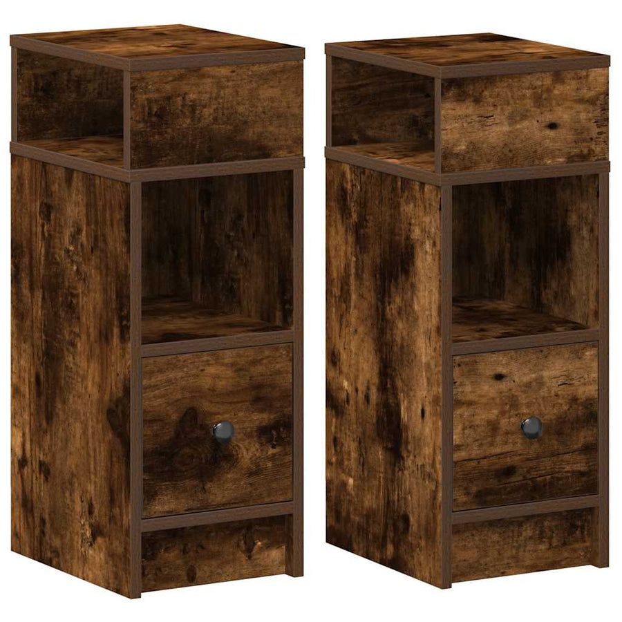 Nachtkastjes Met Lade 25X31X66 Cm Kleurig 2