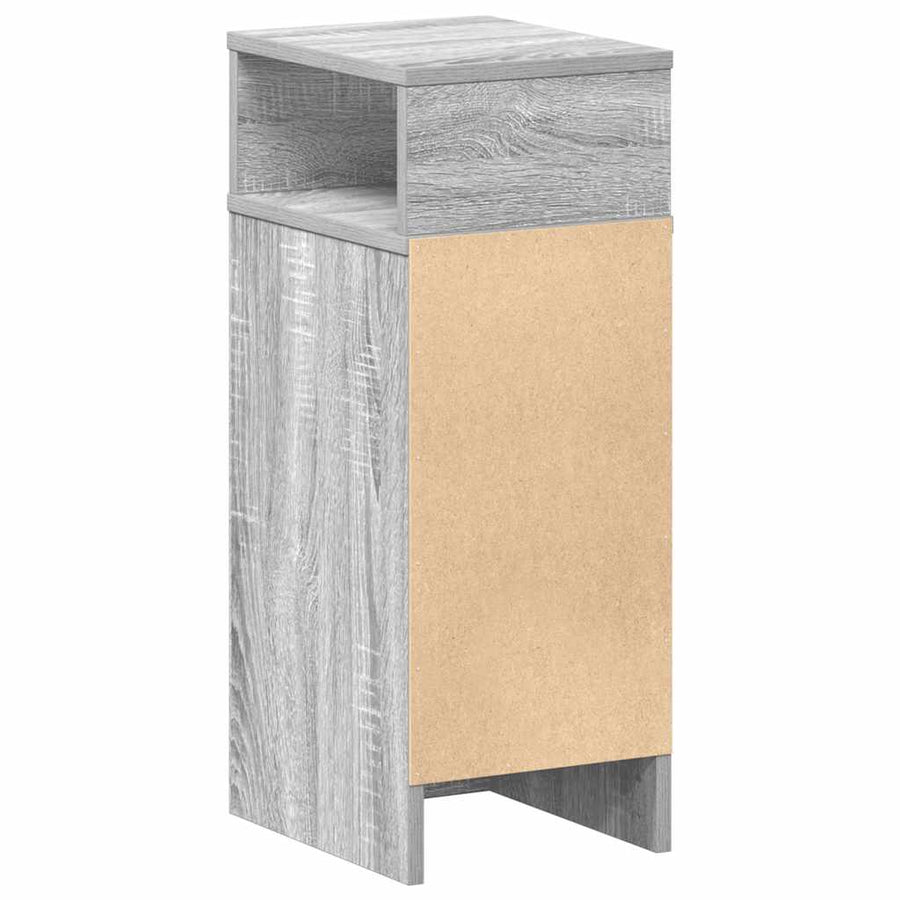 Nachtkastjes Met Lade 25X31X66 Cm Eiken 2