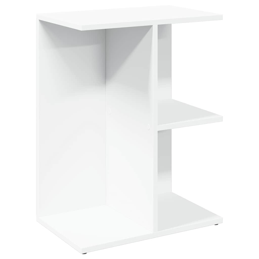 Nachtkastje 46,5x29x61 cm bewerkt hout wit