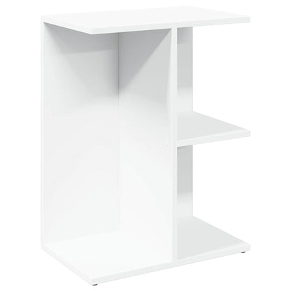 Nachtkastje 46,5x29x61 cm bewerkt hout wit