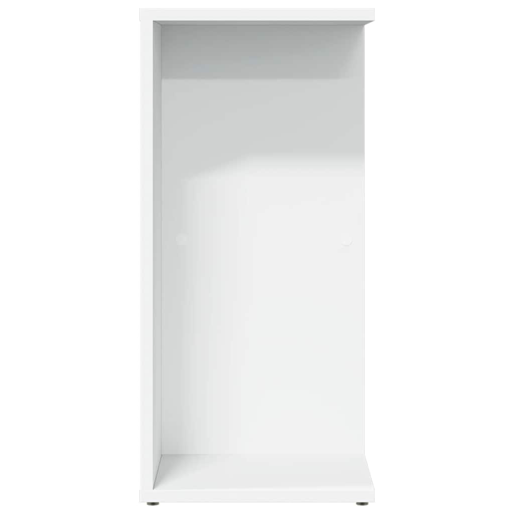 Nachtkastje 46,5x29x61 cm bewerkt hout wit