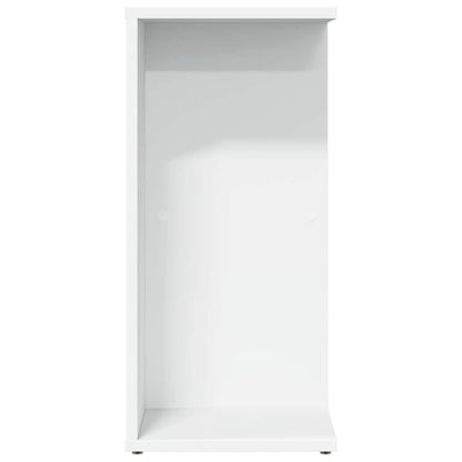 Nachtkastje 46,5x29x61 cm bewerkt hout wit
