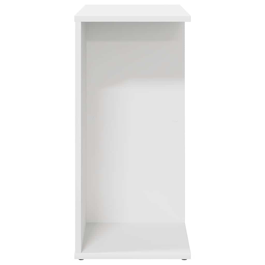 Nachtkastjes 2 st 46,5x29x61 cm bewerkt hout wit