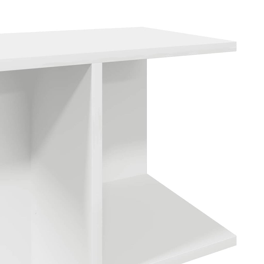 Nachtkastjes 2 st 46,5x29x61 cm bewerkt hout wit