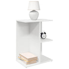 Nightstands 2 pcs 46.5x29x61 cm carved wood white