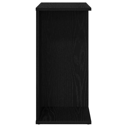 Nachtkastjes 2 st 46,5x29x61 cm bewerkt hout zwart eikenkleur