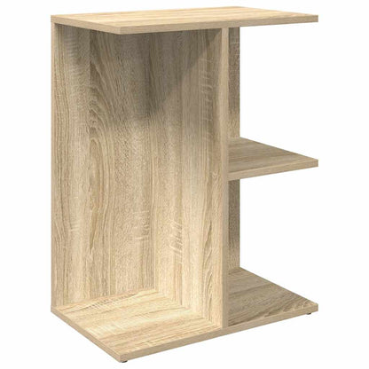 Nachtkastje 46,5x29x61 cm bewerkt hout sonoma eikenkleurig