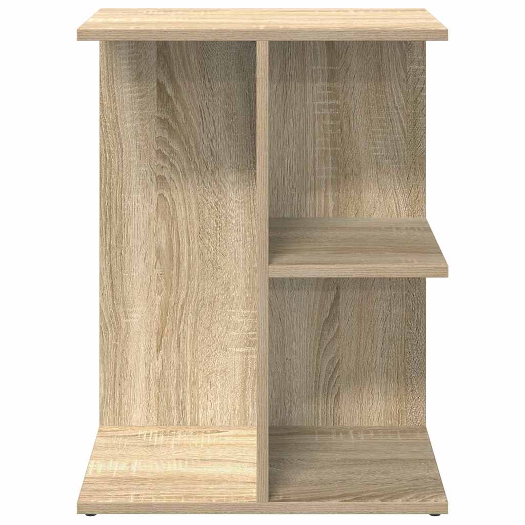 Nachtkastje 46,5x29x61 cm bewerkt hout sonoma eikenkleurig