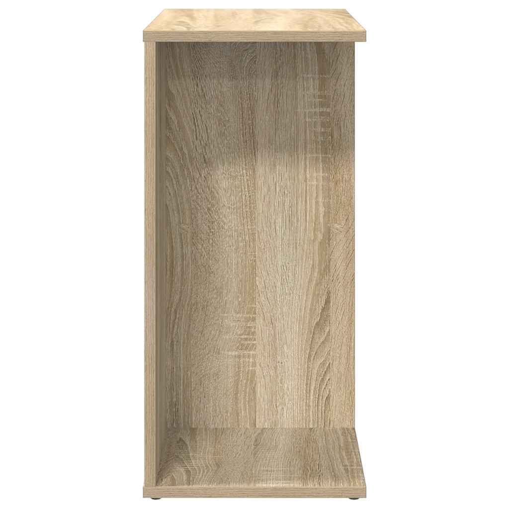 Nachtkastje 46,5x29x61 cm bewerkt hout sonoma eikenkleurig