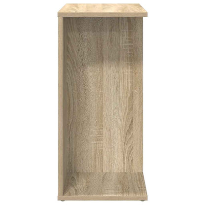Nachtkastje 46,5x29x61 cm bewerkt hout sonoma eikenkleurig