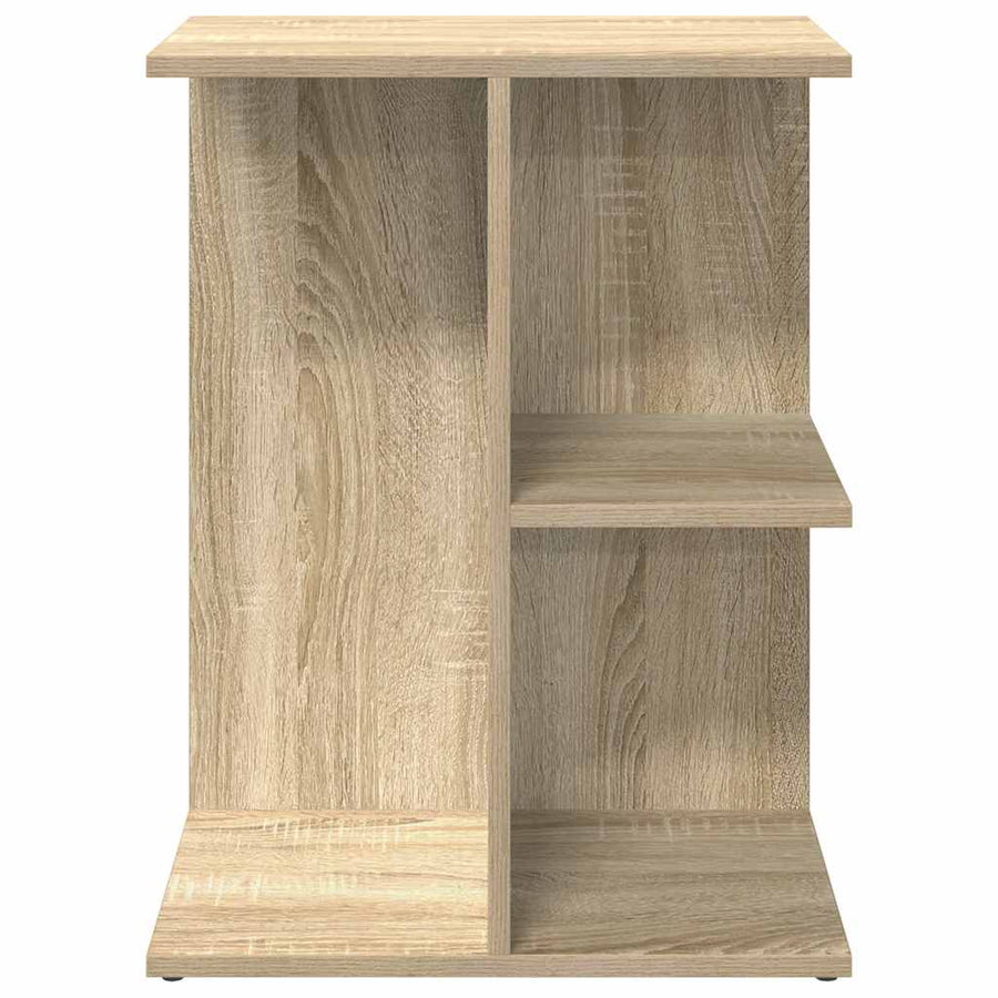 Nachtkastjes 2 st 46,5x29x61 cm bewerkt hout sonoma eikenkleur